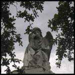 Metairie Cemetery - Angel Thought 002